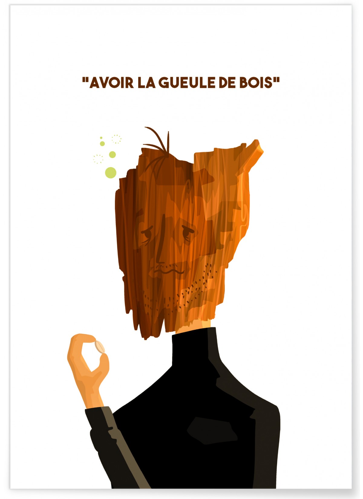 Affiche Humour pour offrir aux amis | LAfficherie