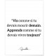 Poster Gandhi "Vis comme si..."
