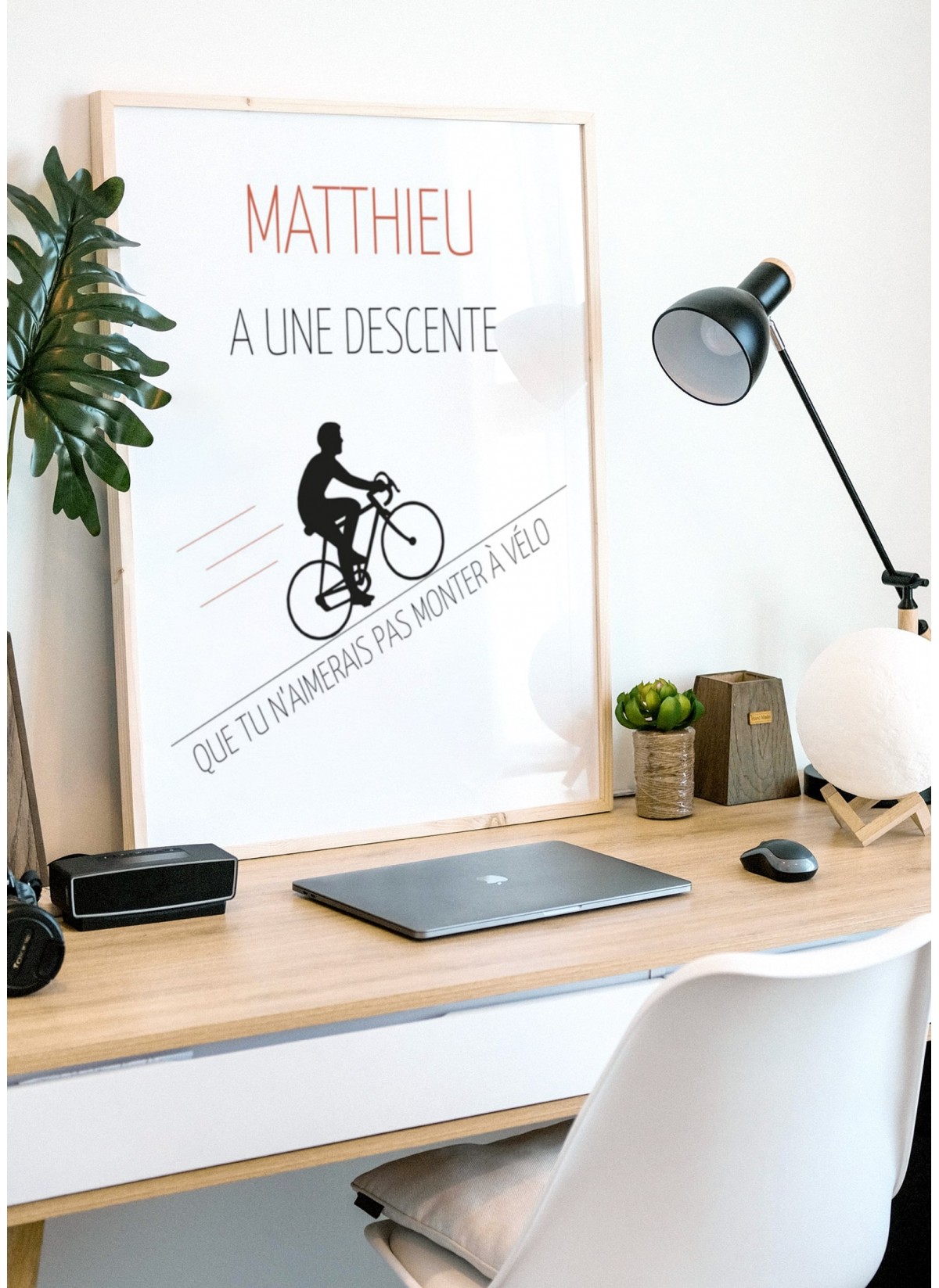Affiche "J'ai une descente..." [personnalisable]