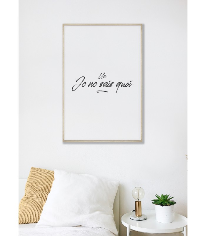 Affiche "Un je ne sais quoi"