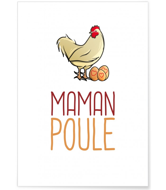 Affiche Maman Poule