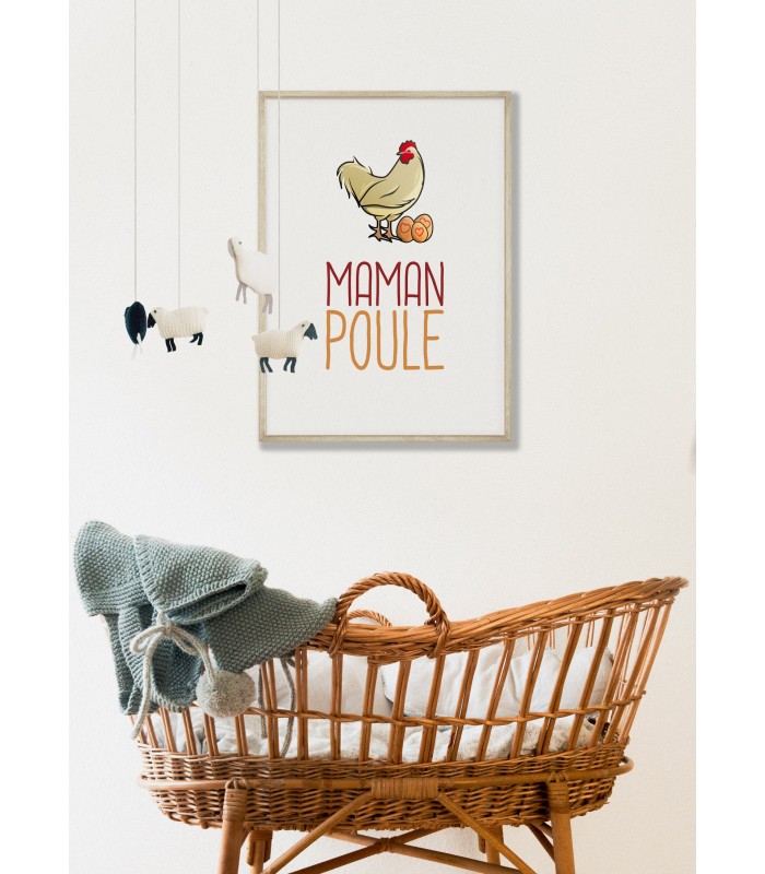 Affiche Maman Poule