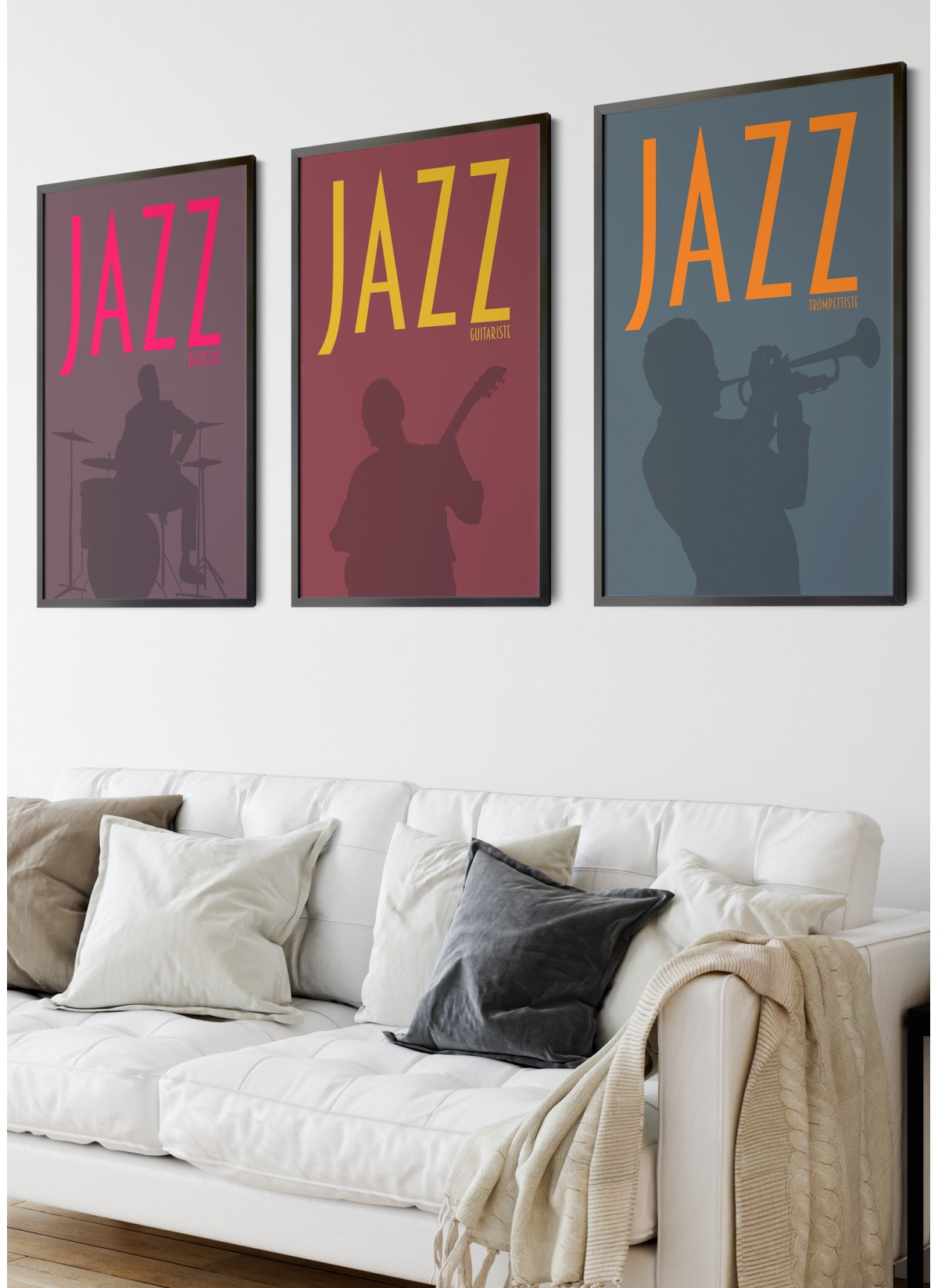 Affiche Jazz Guitariste