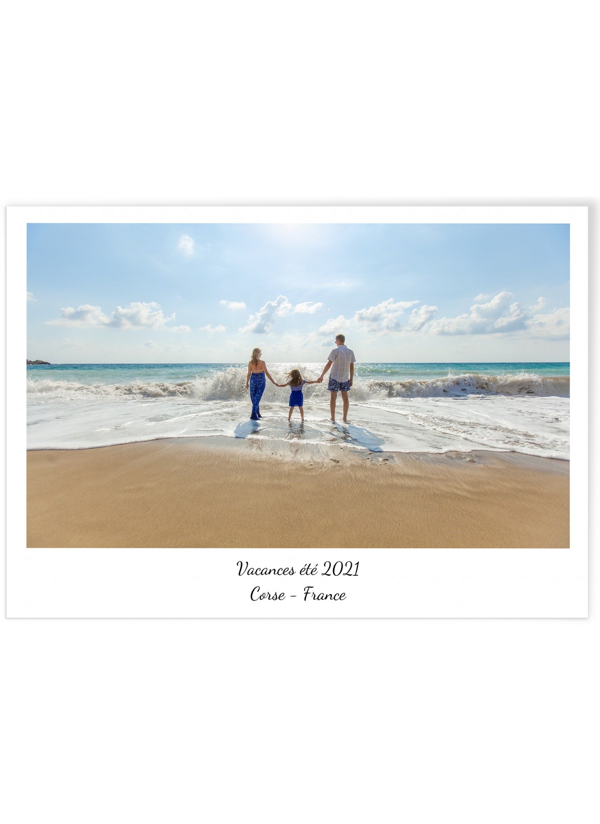Affiche photo + texte paysage [personnalisable]