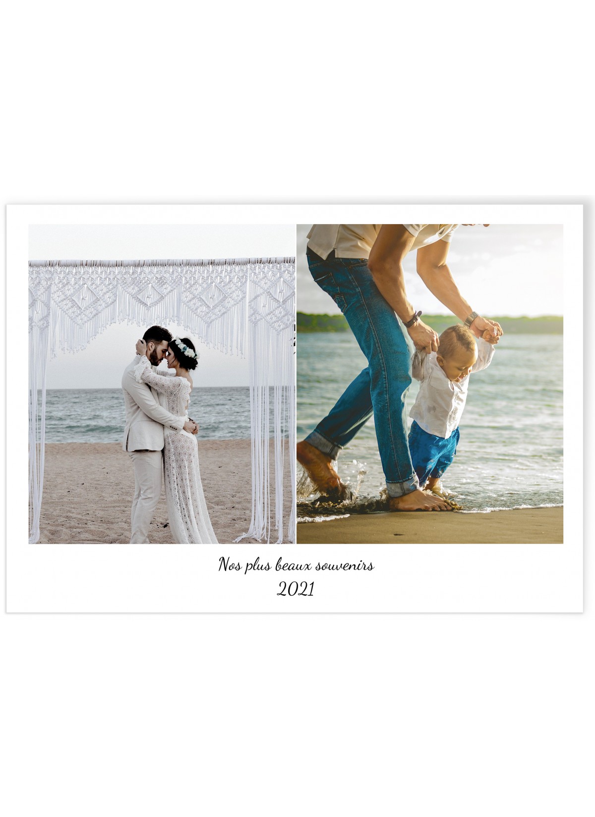 Affiche photo + texte paysage [personnalisable]