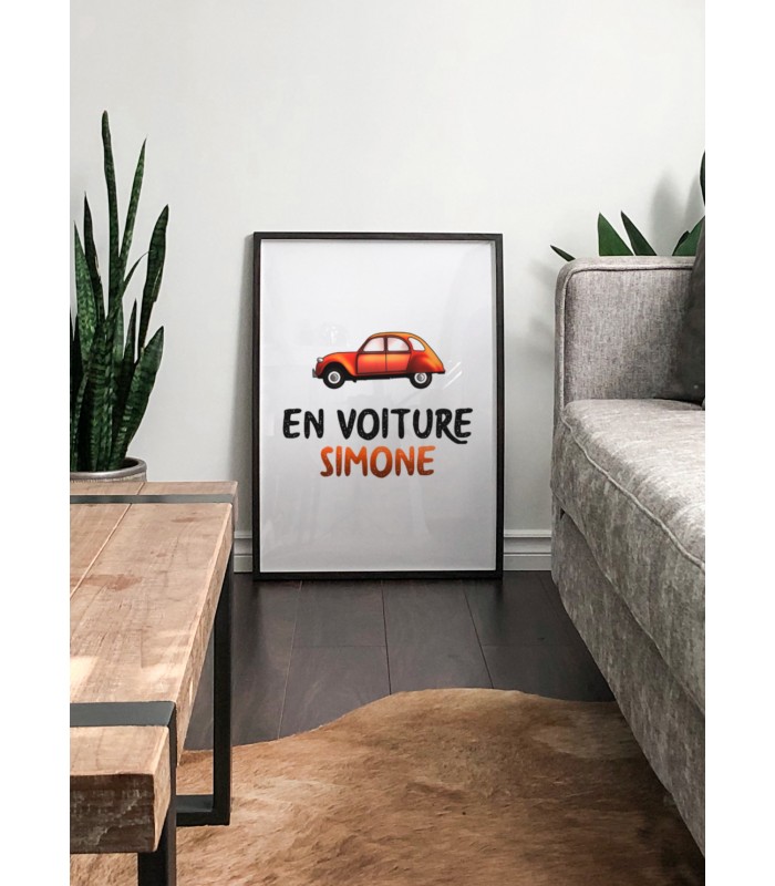 Affiche "En voiture Simone"