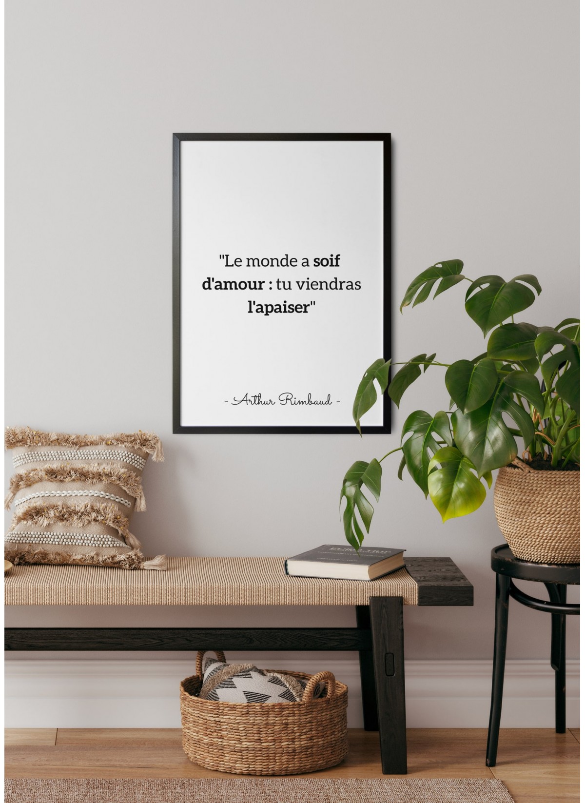 Affiche Citation Poetique D Arthur Rimbaud L Afficherie