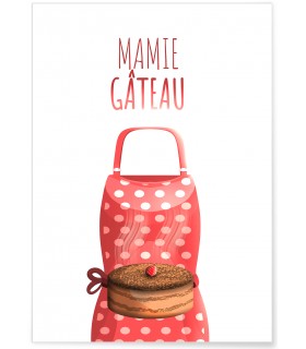 Affiche Mamie Gâteau