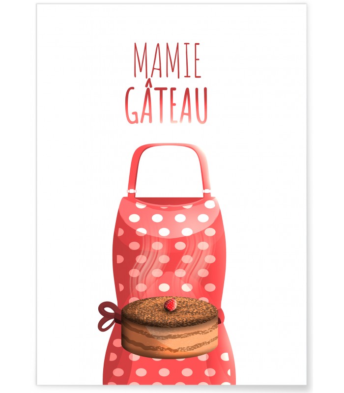 Affiche Mamie Gâteau