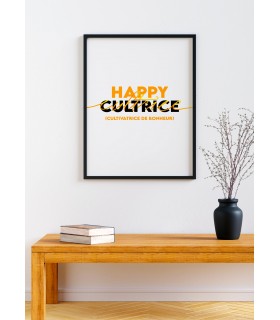 Affiche Happy cultrice