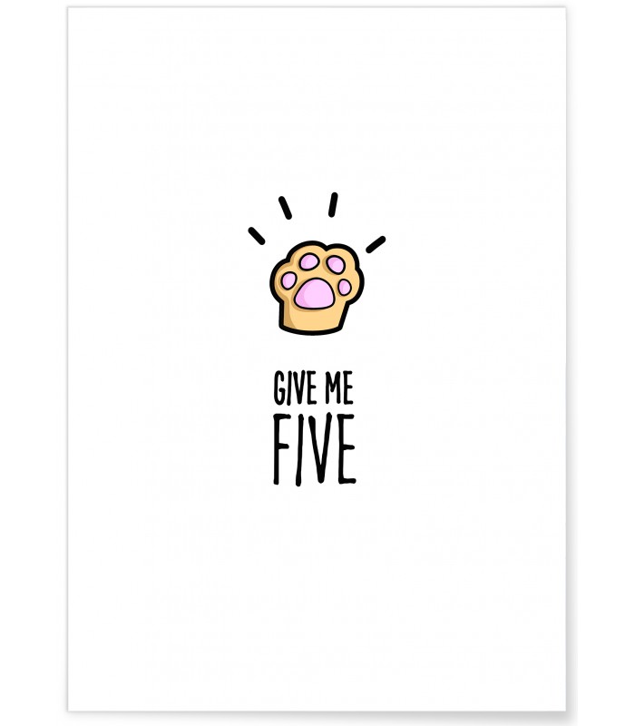 Affiche Give me five