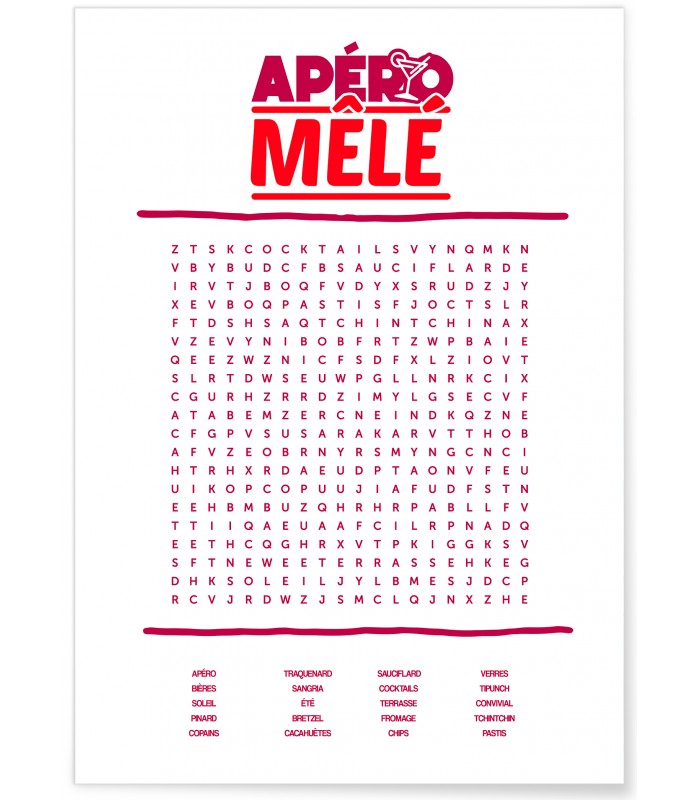 Affiche Apéro Mêlé