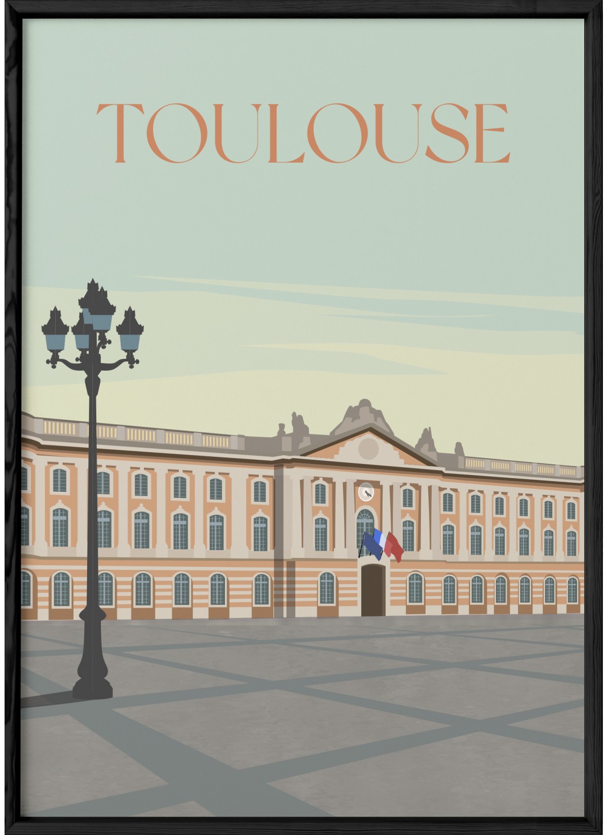 Poster ville Toulouse 2