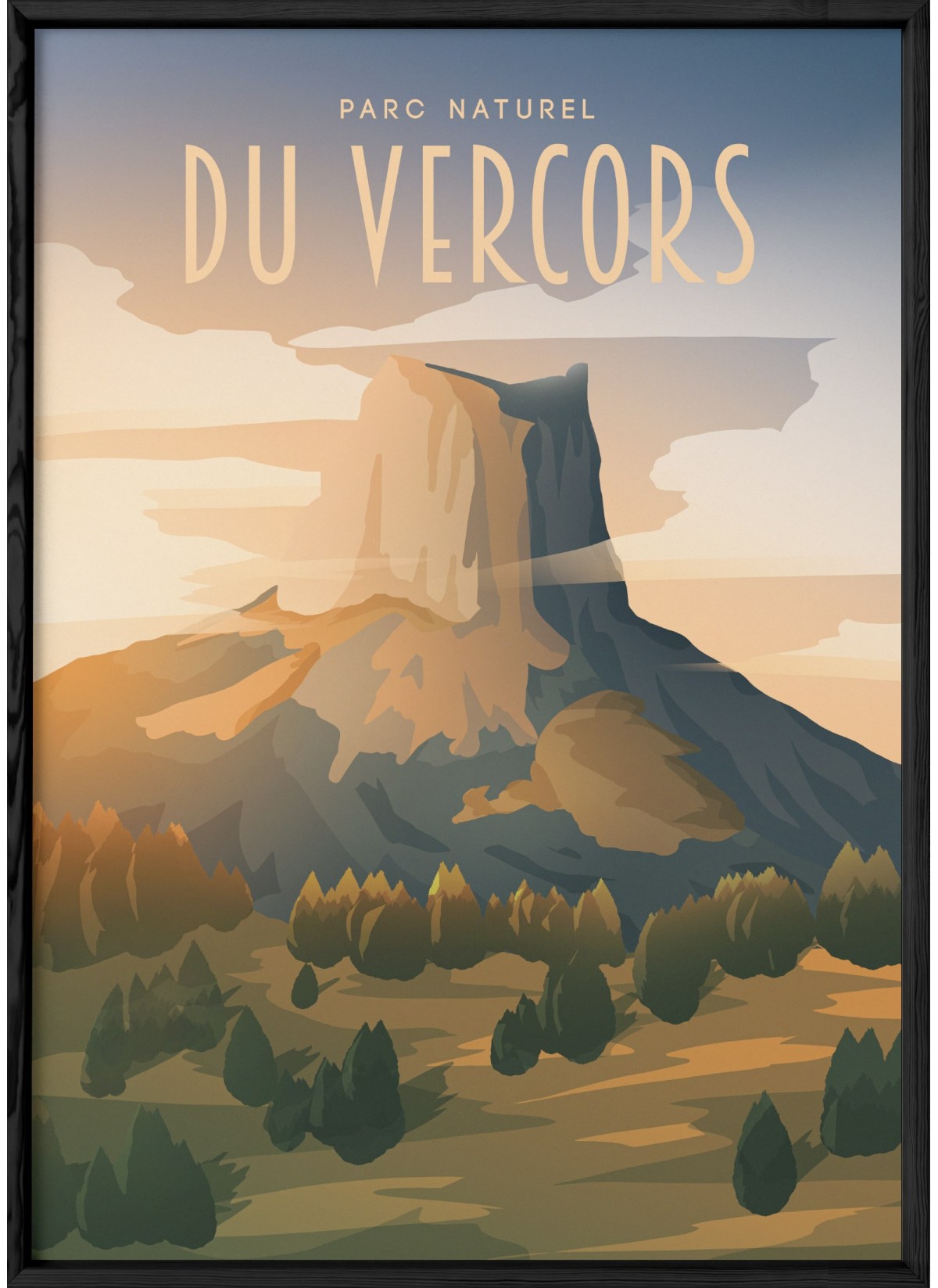 Affiche Parc du Vercors