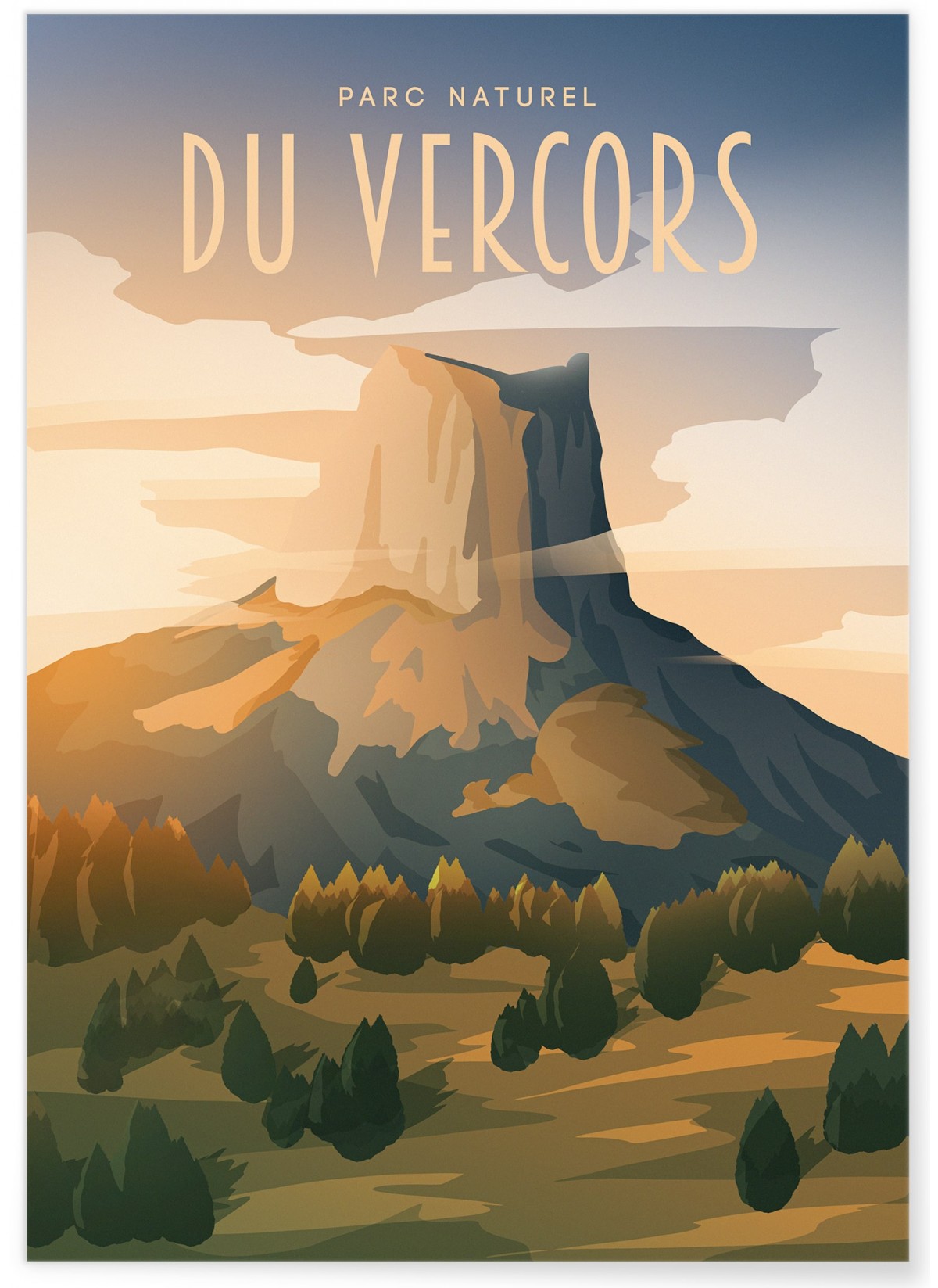 Affiche Parc du Vercors