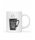Mug "La journée commence après le café"