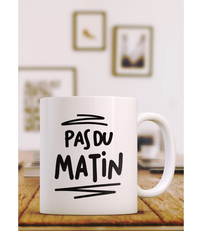 Mug "Pas du matin"