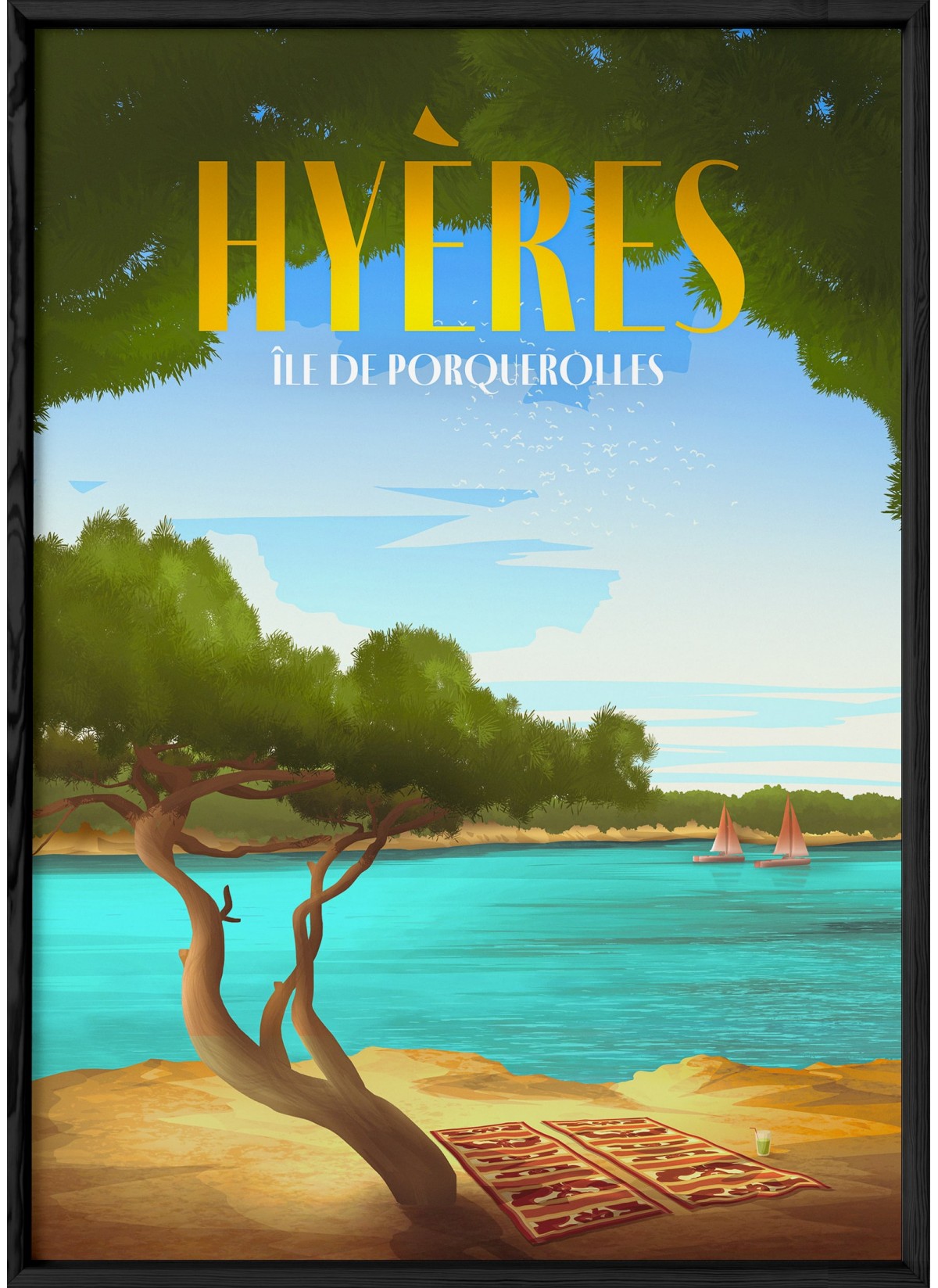 Affiche Hyères
