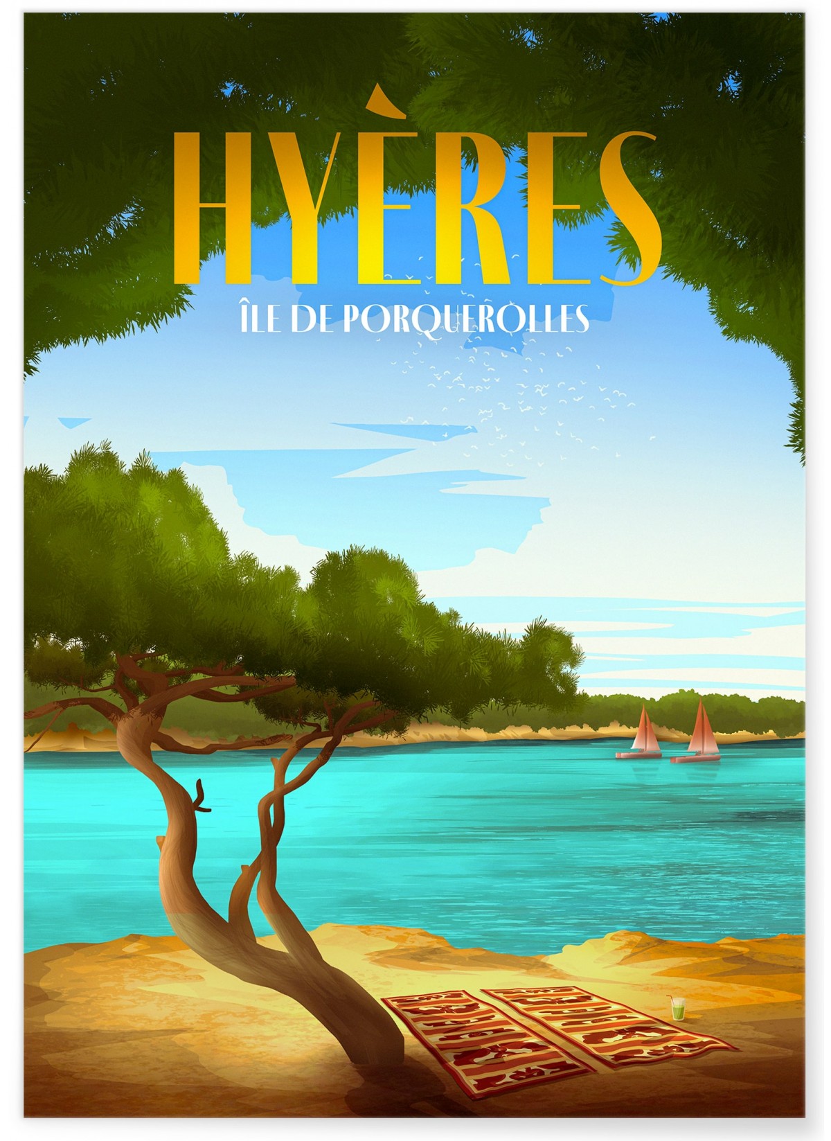 Affiche Hyères