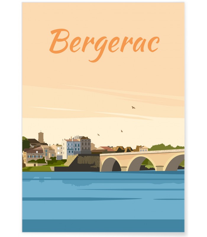 Affiche Bergerac