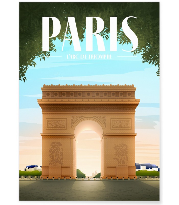 Poster Paris : Arc de Triomphe