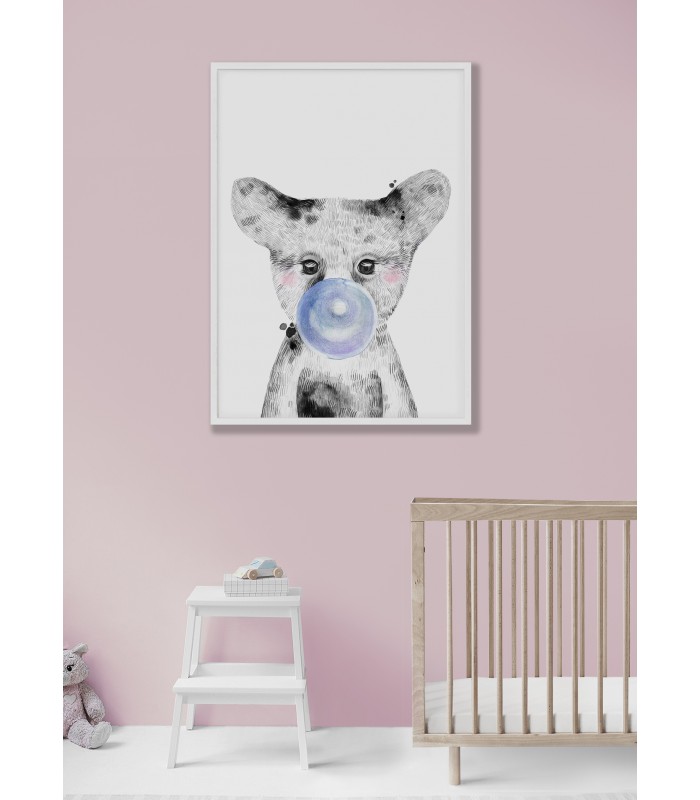 Affiche Bulle d'Ours Bleue