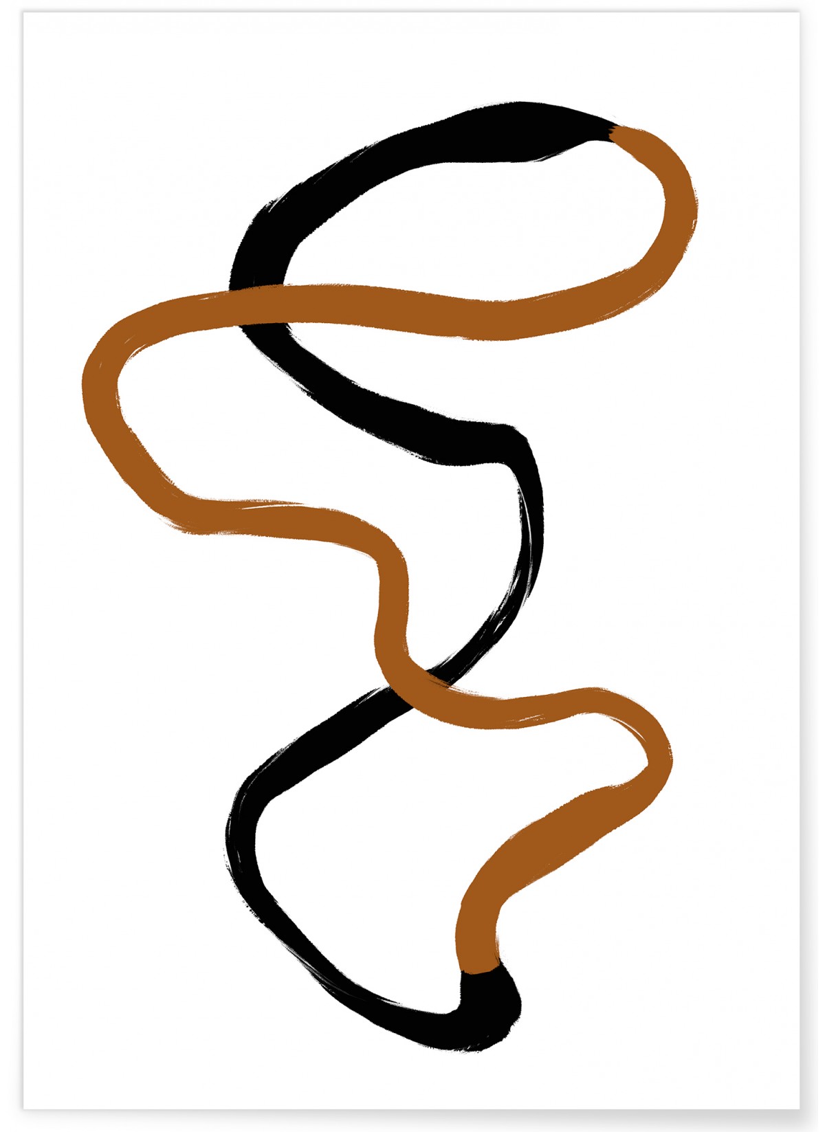 Affiche Abstract Ligne 1