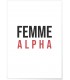 Affiche Femme Alpha