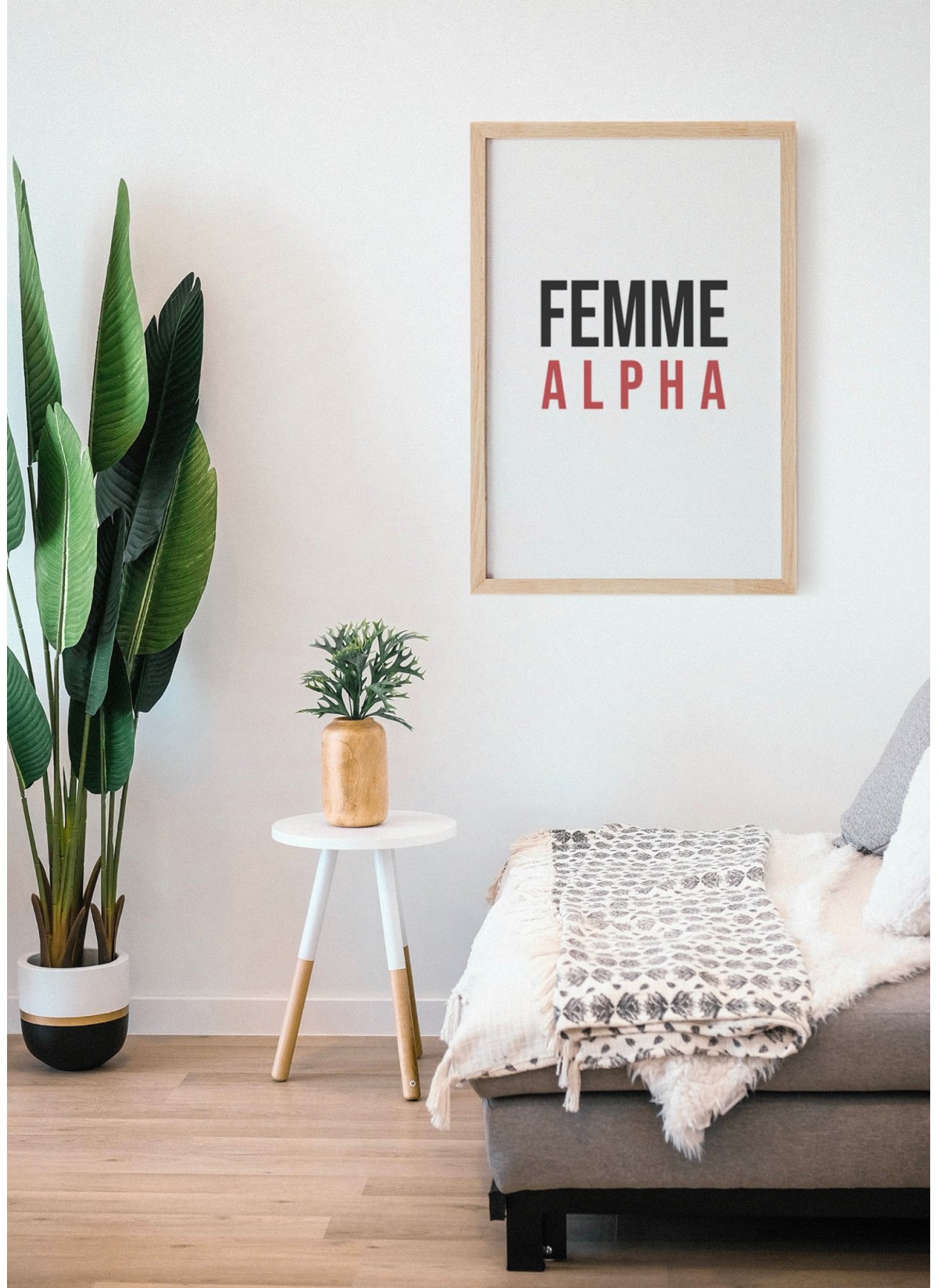 Affiche Femme Alpha