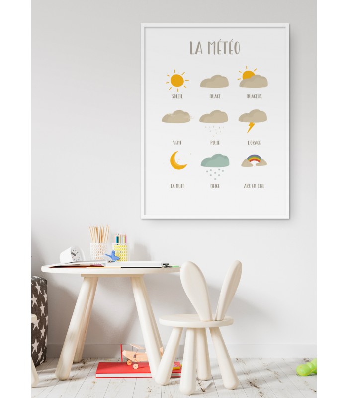 Affiche Météo des enfants