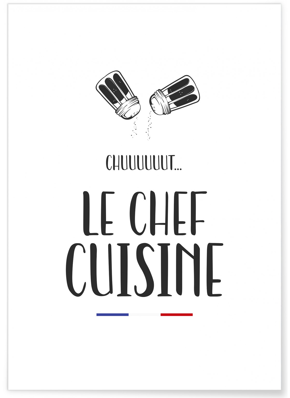 Affiche Le chef cuisine
