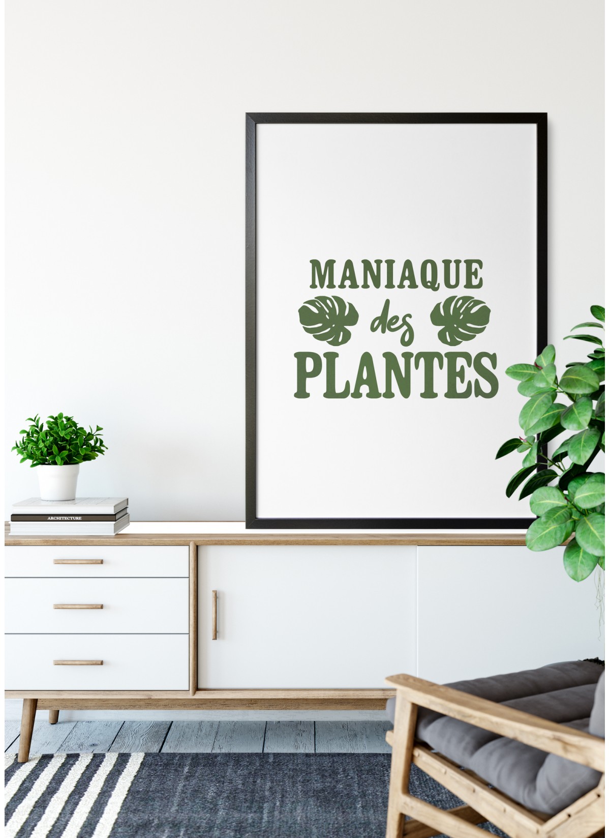 Poster Maniac des plantes