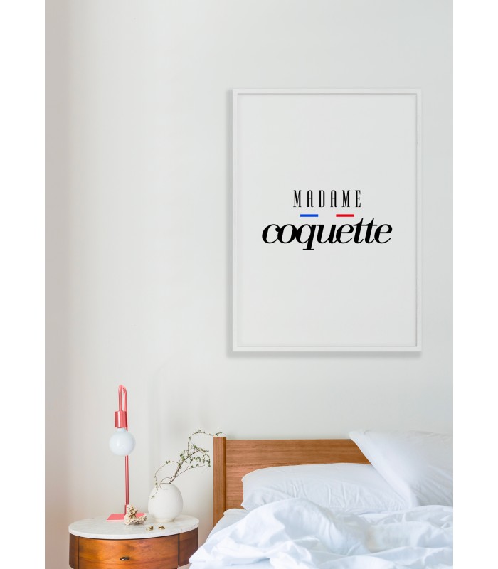 Affiche Madame Coquette