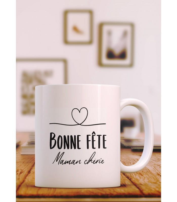 Mug "Bonne fête maman chérie"