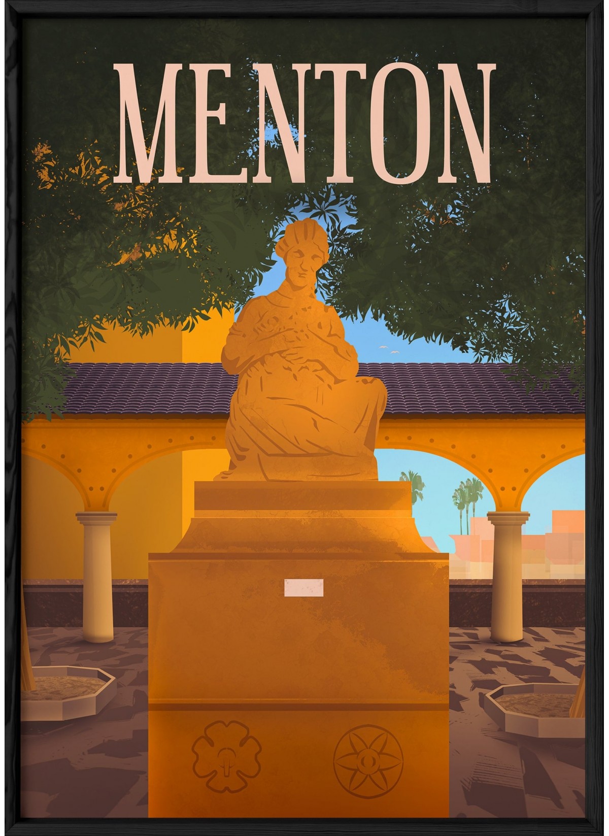 Affiche Menton