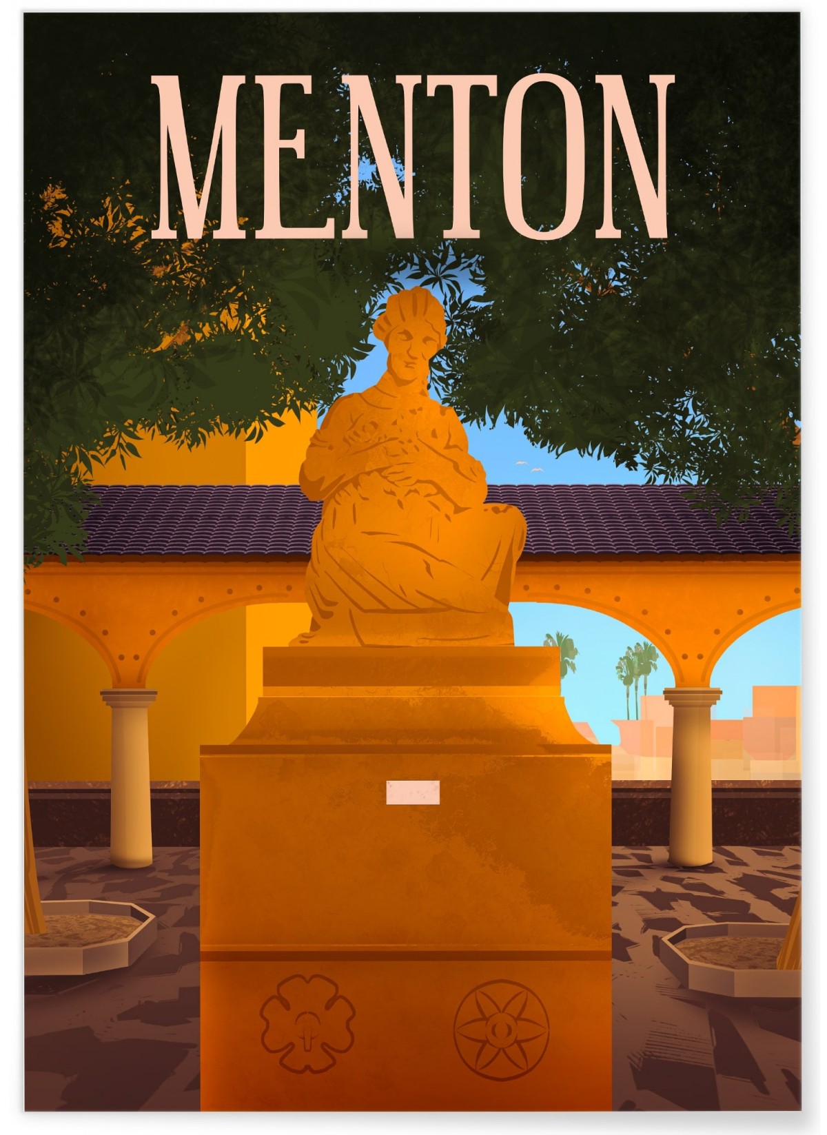 Affiche Menton