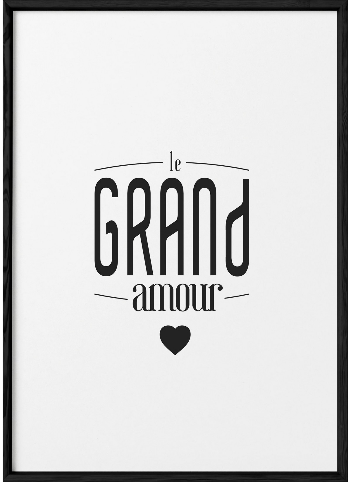 Poster "Le grand Amour"