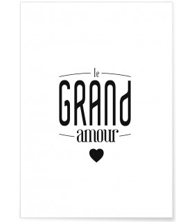 Poster "Le grand Amour"