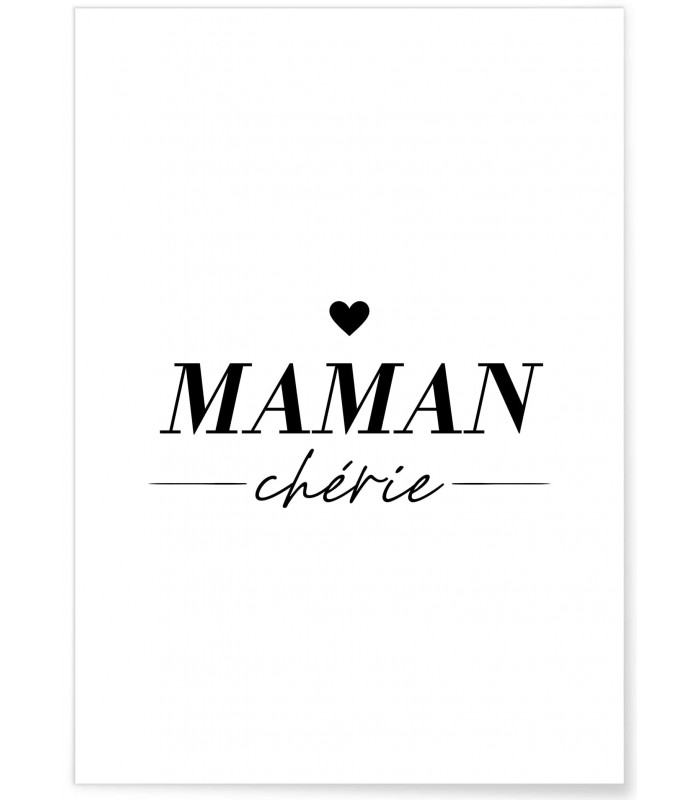 Affiche Maman chérie