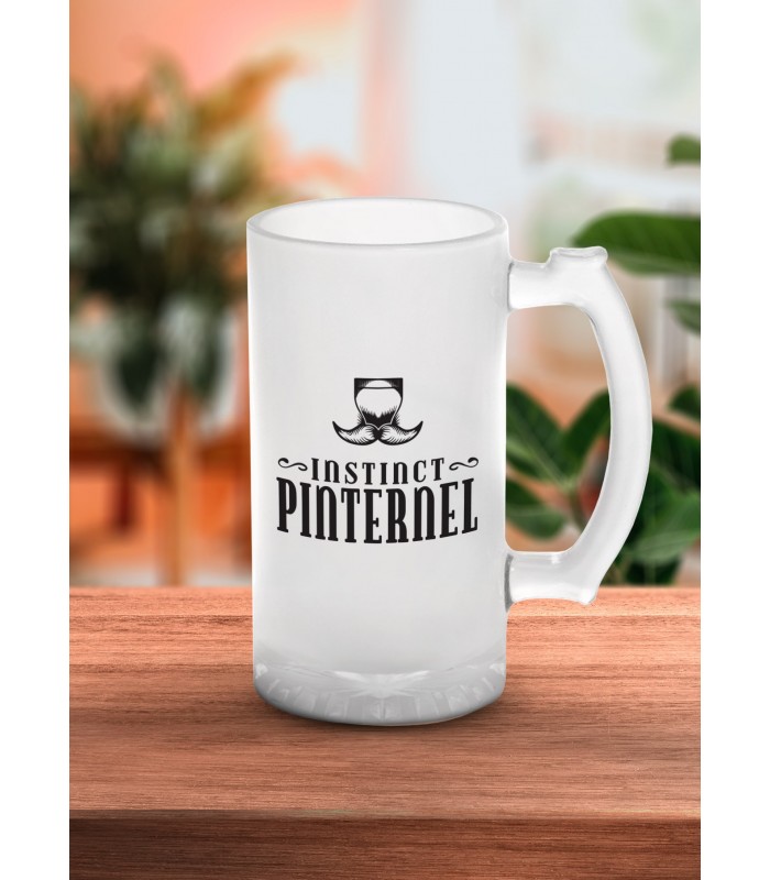 Chope de bière "Instinct Pinternel"