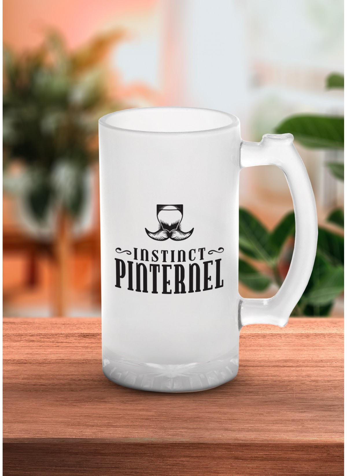 Chope de bière "Instinct Pinternel"