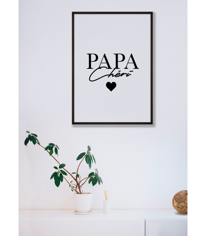 Affiche Papa chéri