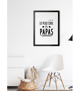 Affiche "Le plus cool des papas"