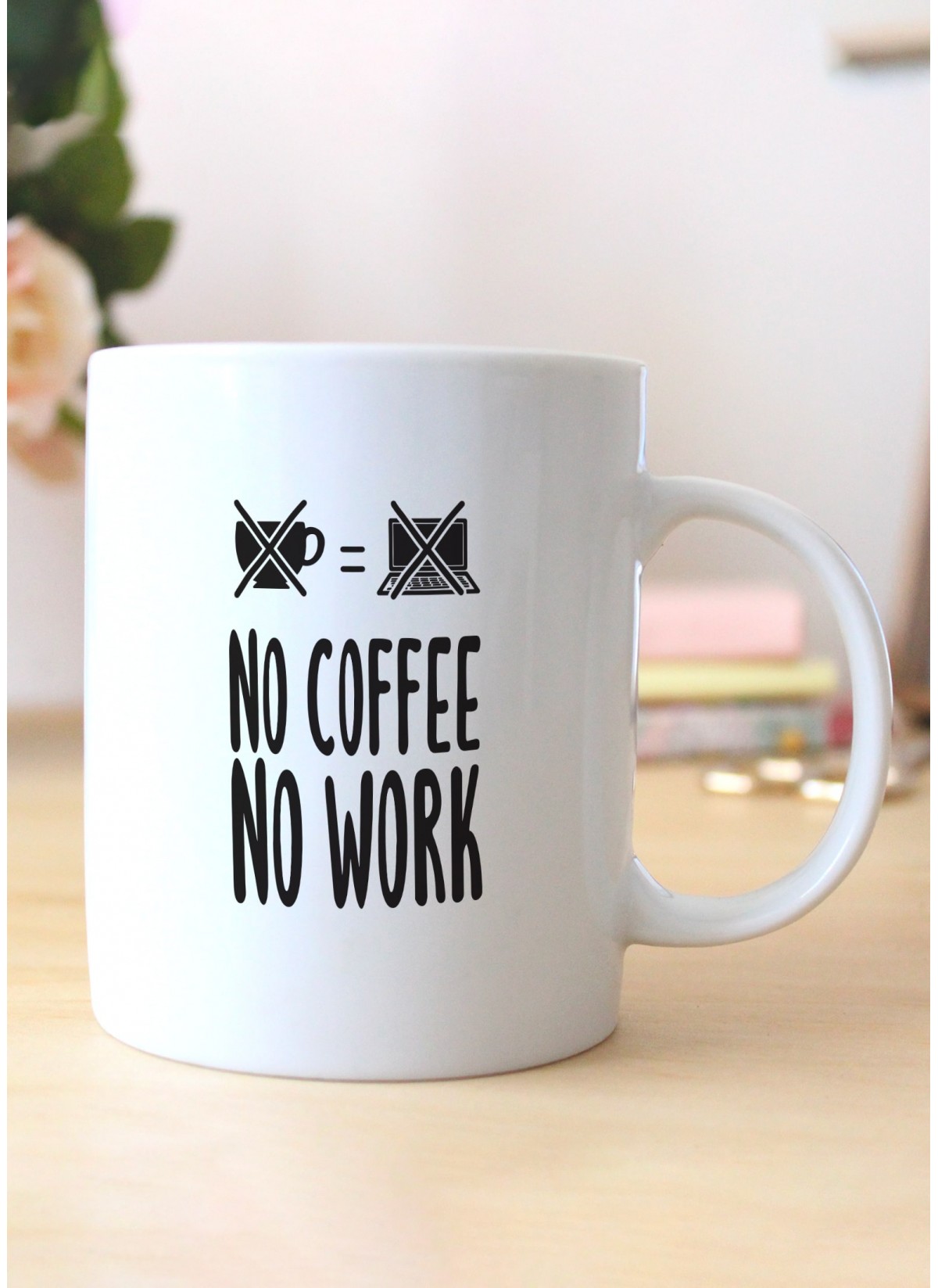 Mug Pas de café, pas de travail