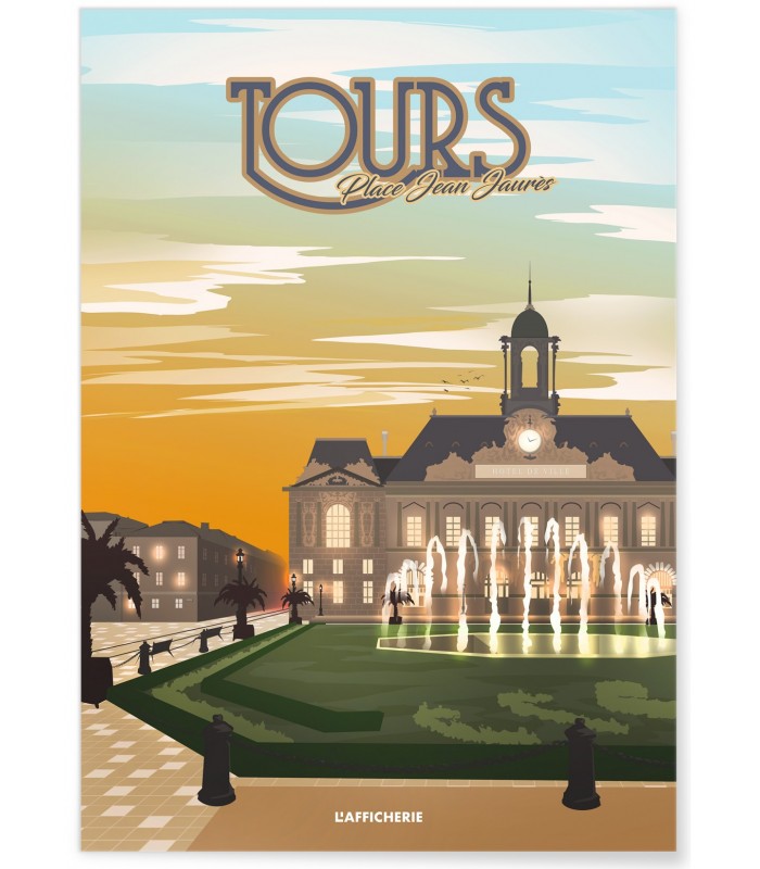 Affiche Tours : Jean Jaurès