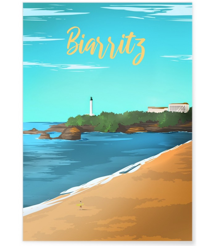 Affiche Biarritz