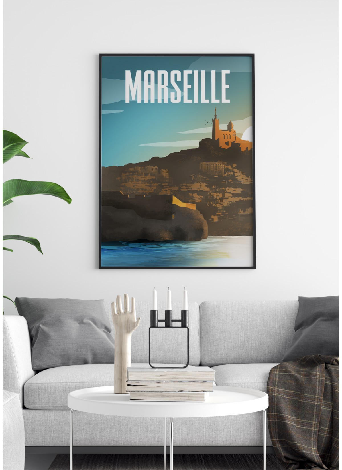Affiche ville de Marseille