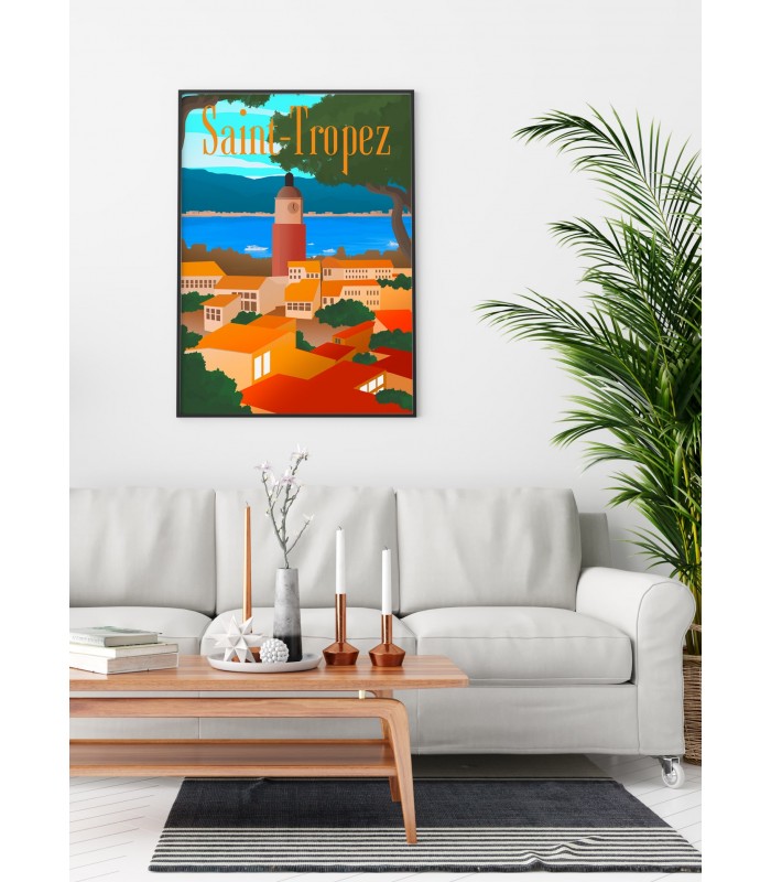 Affiche Saint-Tropez