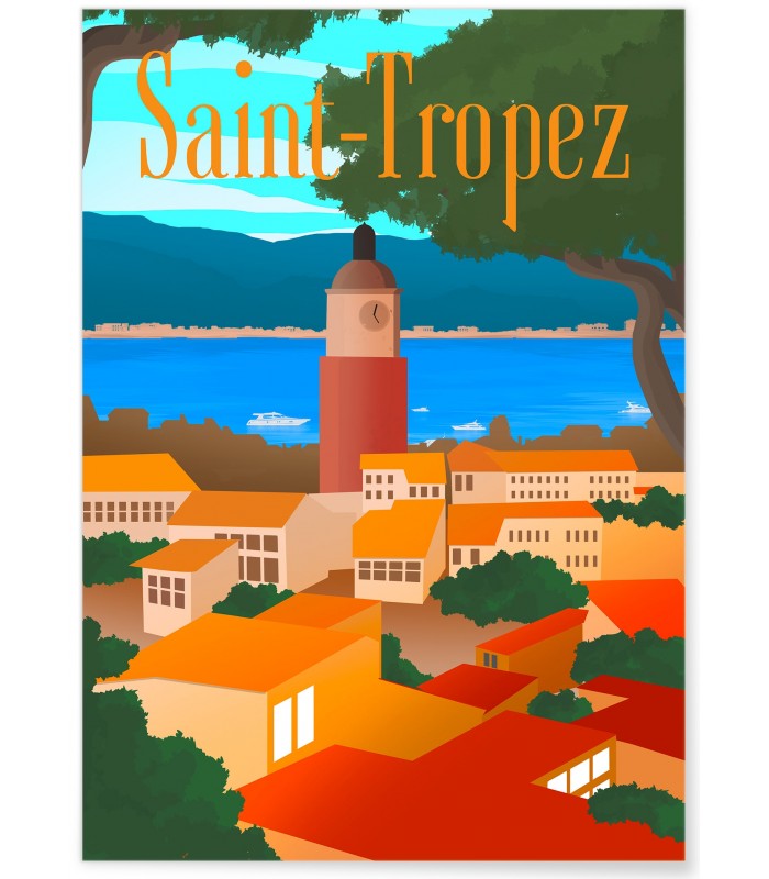 Affiche Saint-Tropez