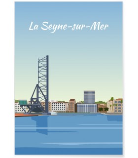 Affiche "La Seyne-sur-mer"